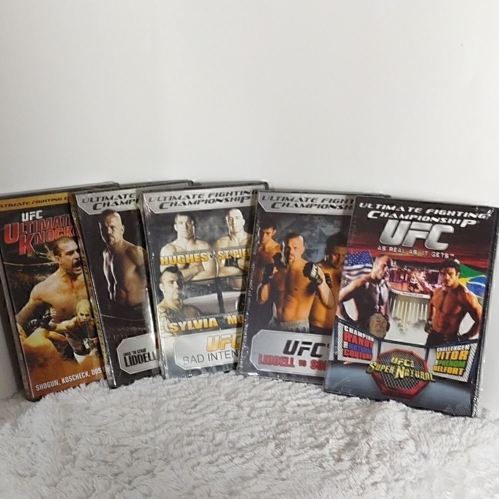 5 New UFC Ultimate Fighting Championship DVDs